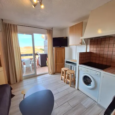 Cap D'agde - Lumineux 2 - 4 Personnes Terrasse Avec Vue アパート アグド