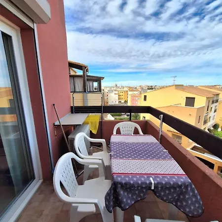 Apartmán Cap D'agde - Lumineux 2 - 4 Personnes Terrasse Avec Vue