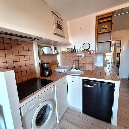 Cap D'agde - Lumineux 2 - 4 Personnes Terrasse Avec Vue Apartmán