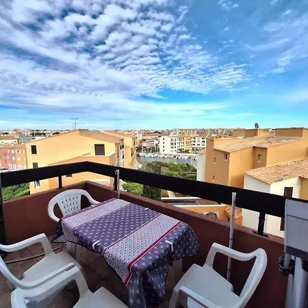 Cap D'agde - Lumineux 2 - 4 Personnes Terrasse Avec Vue Apartamento